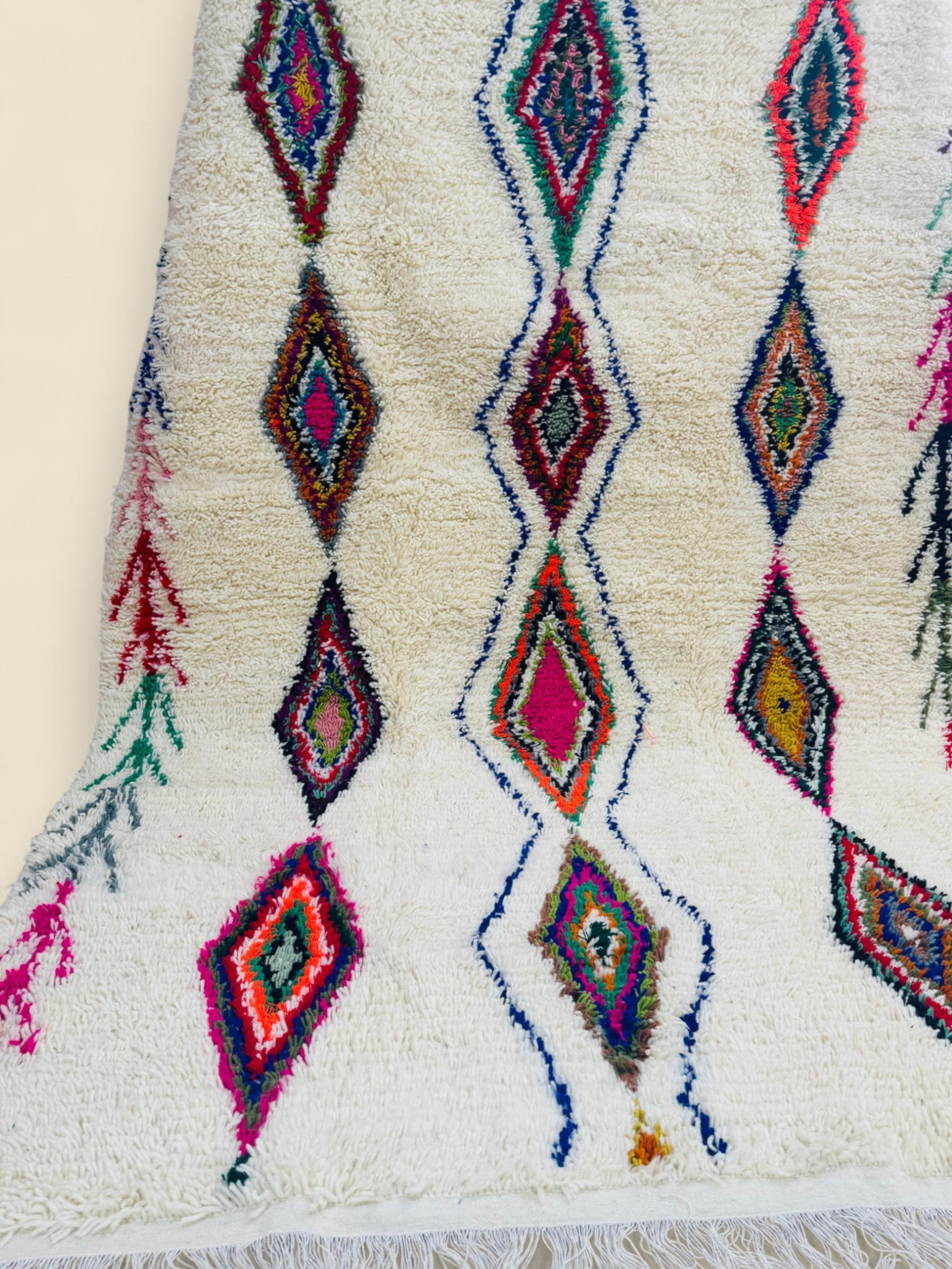 Handmade Tura Berber Rug – Bohemian Berber Style