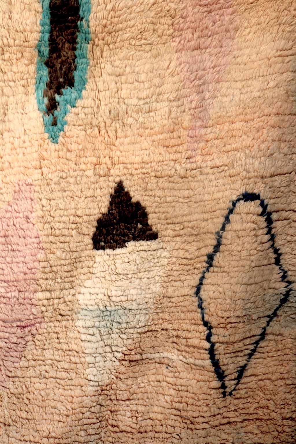 Hafna Berber Moroccan Rug - Abstract Wool Art