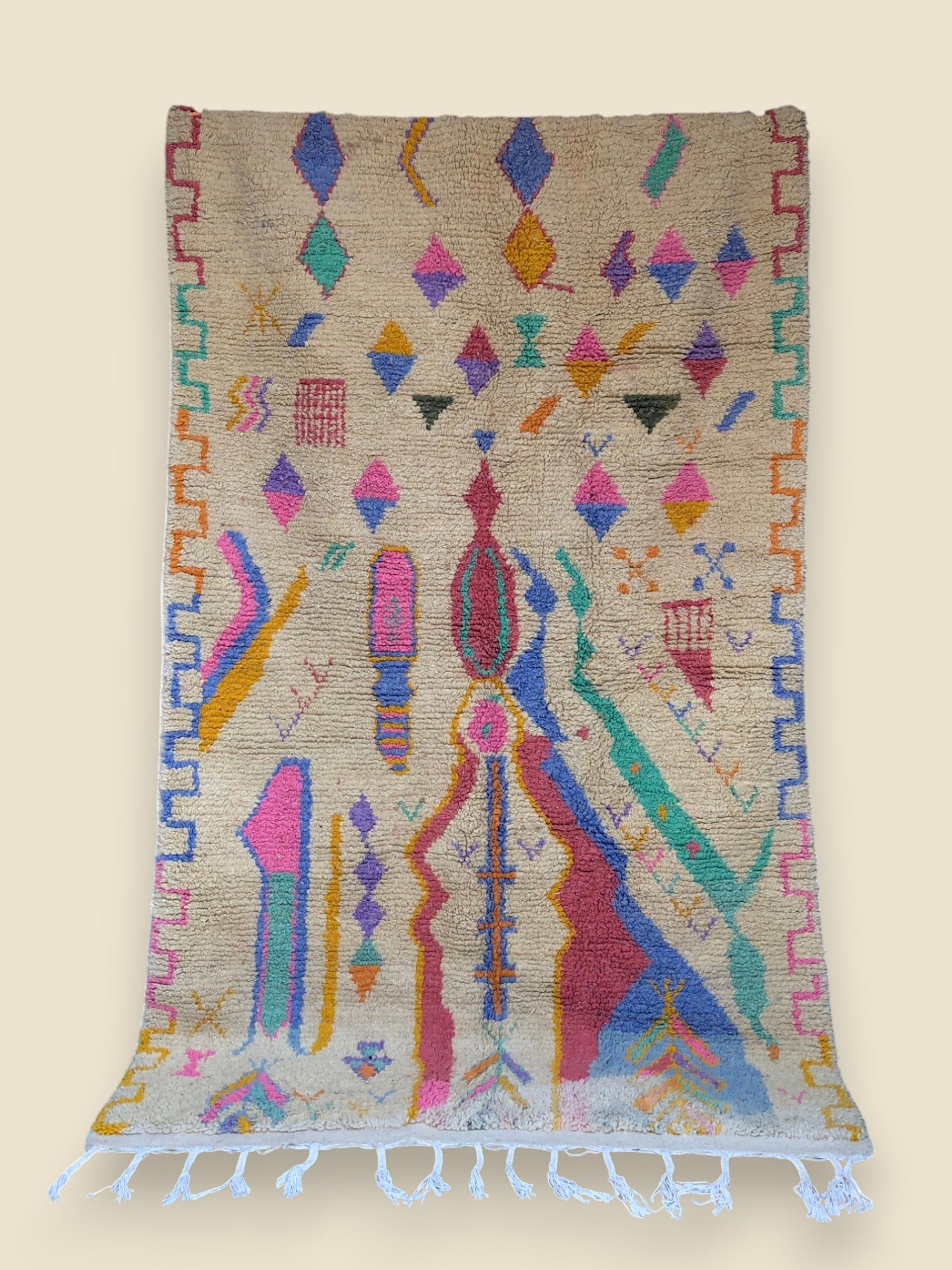 Zahra Moroccan Rug - Handmade Colorful Berber Wool