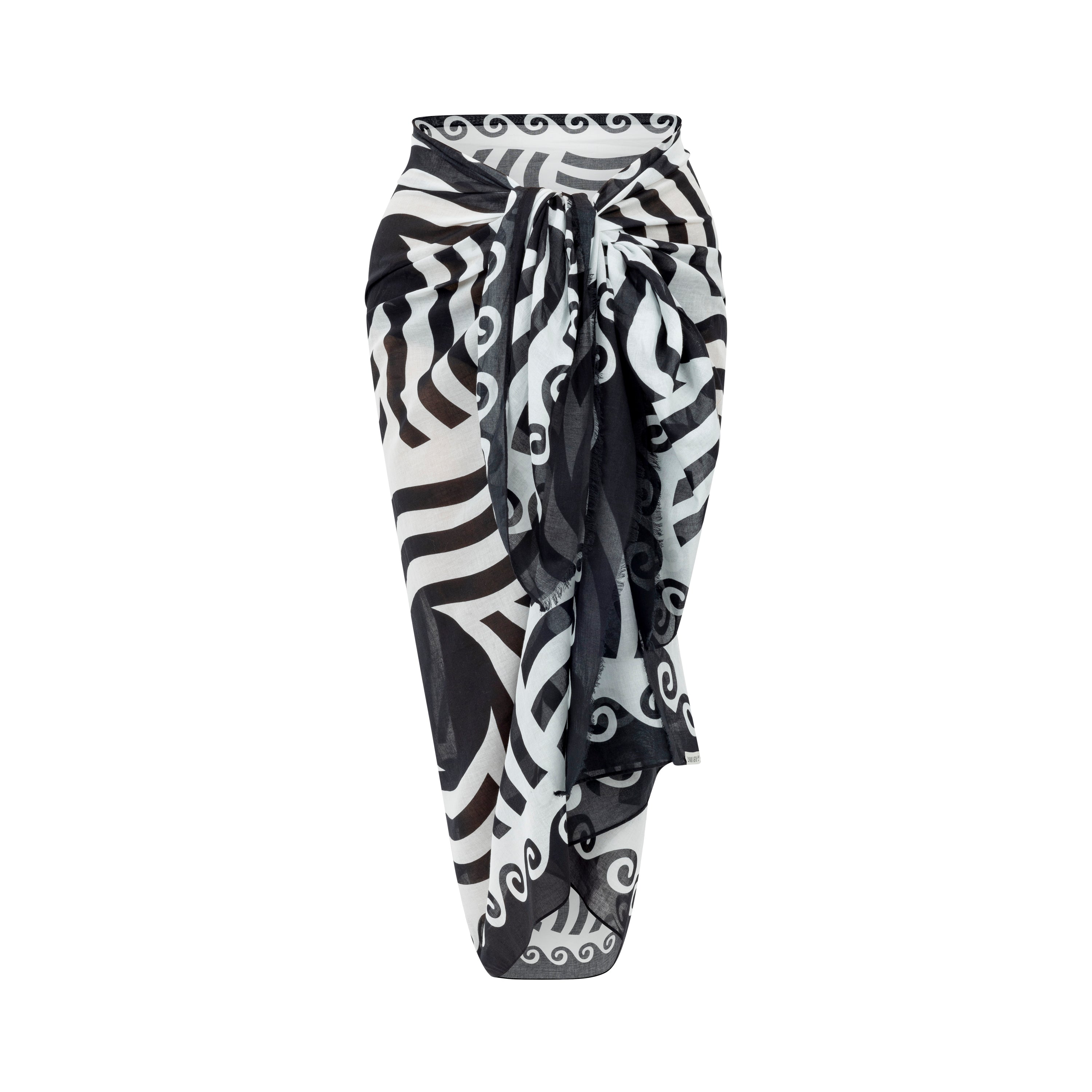 Mykonos Pareo - Midnight Swim Sun Pattern - We The Collective