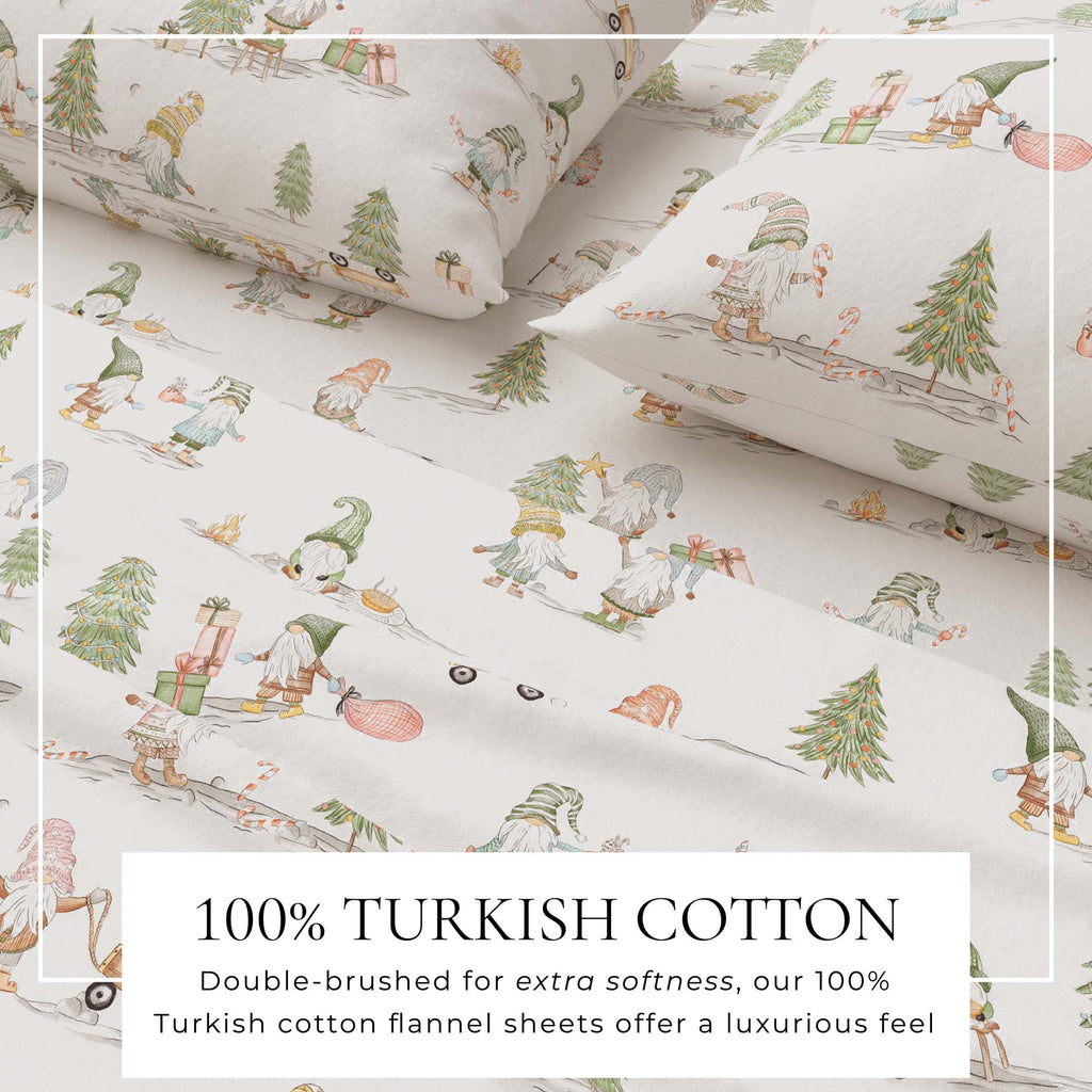 Turkish Cotton Flannel Sheet Set - Elevated Holiday Collection - We The Collective