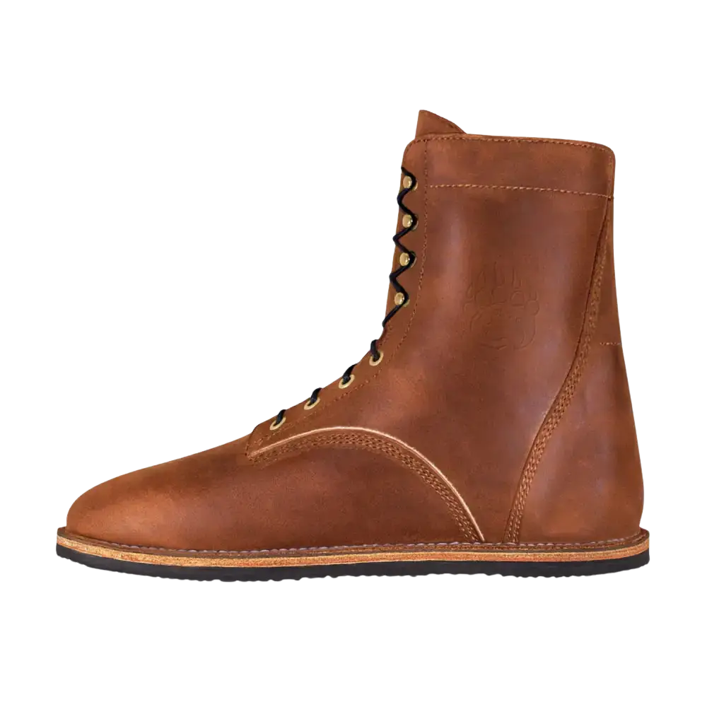 Arktos Barefoot Boot - Crazy Horse Leather - USA Made Minimalist Boot