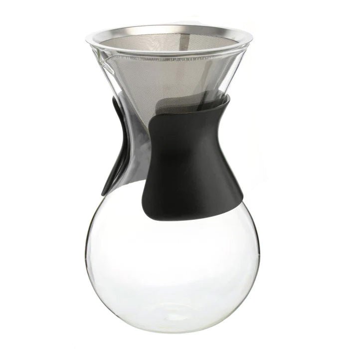 Austin G6 Pour Over Coffee Maker - 1L Glass Carafe with Stainless Steel Filter