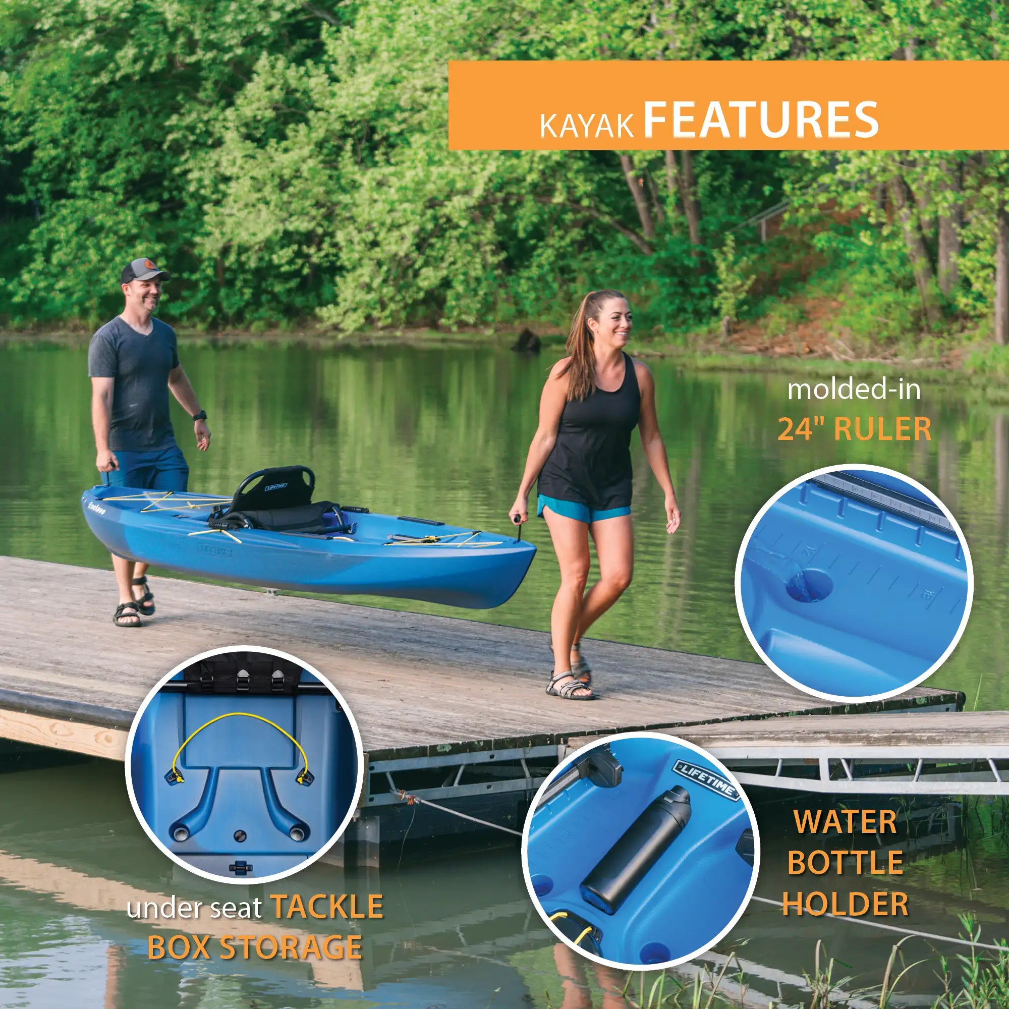 Lifetime Enclave Angler 103 Fishing Kayak