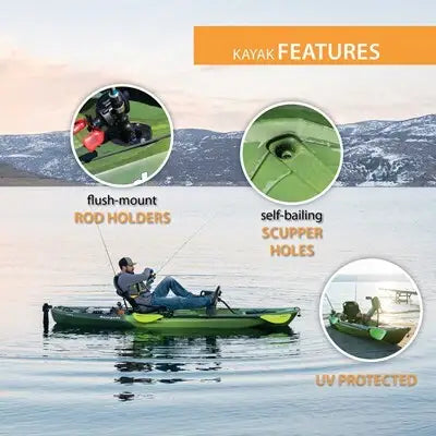 Lifetime Renegade 138 Pedal Drive Kayak - 13'8" Hands-Free Fishing Kayak