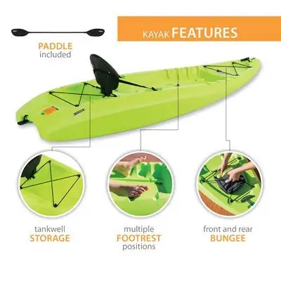 Lifetime Hydros 85 Sit-On-Top Kayak - 8'6" Recreational Kayak