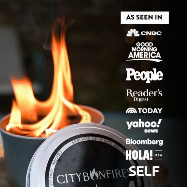 City Bonfire - Portable Fire Pit | Smokeless Soy Wax Bonfire