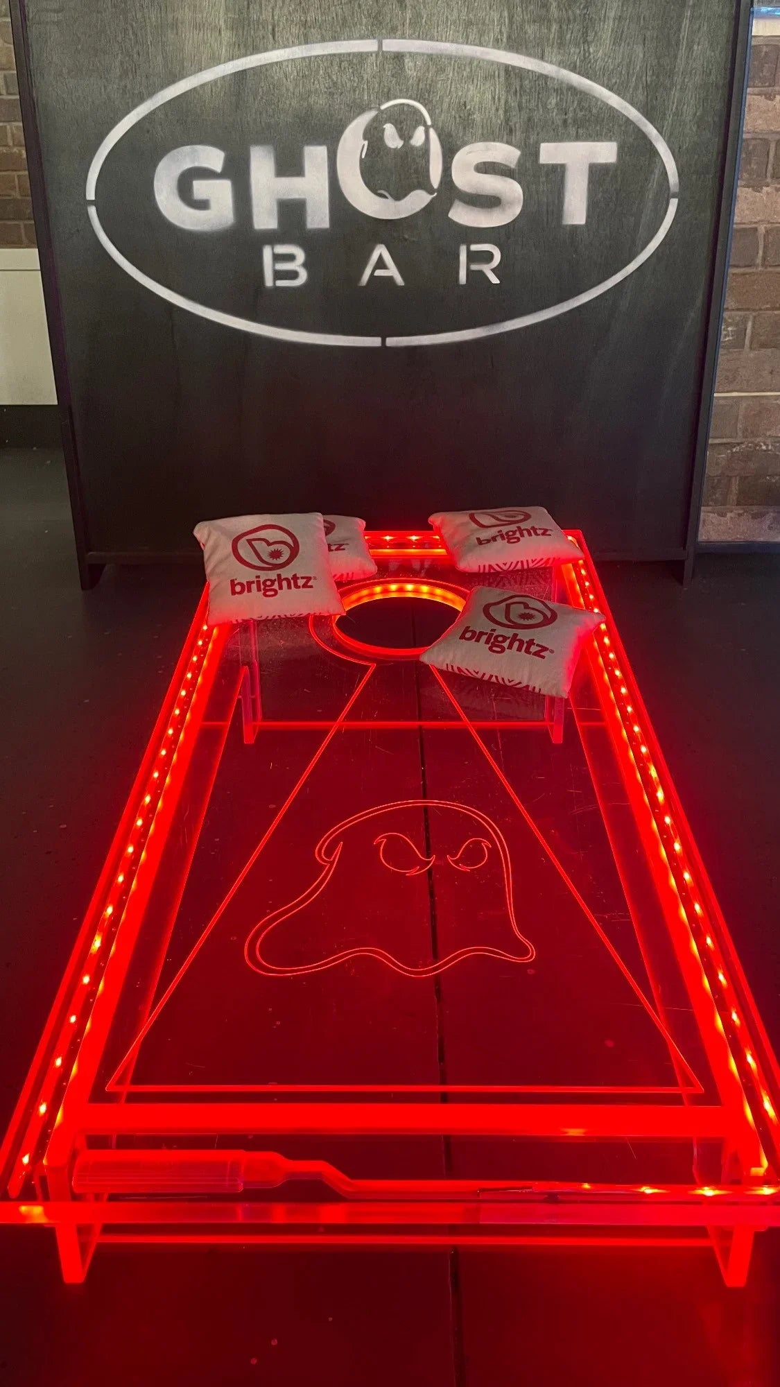 Ghost Boards LED Cornhole Boards - Illuminated Night Play Set
