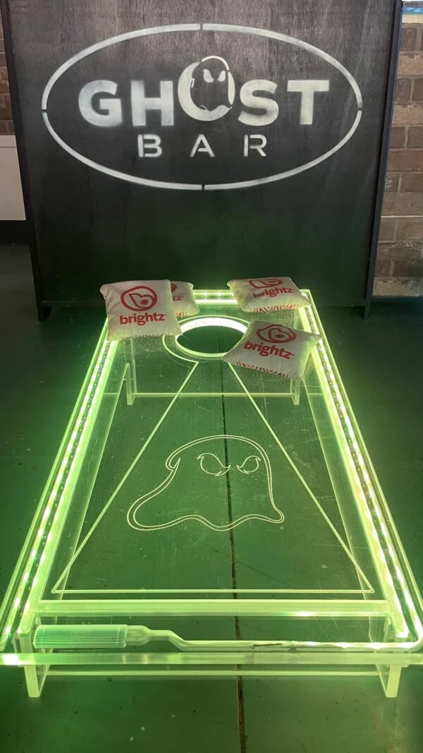 Ghost Boards LED Cornhole Boards - Illuminated Night Play Set