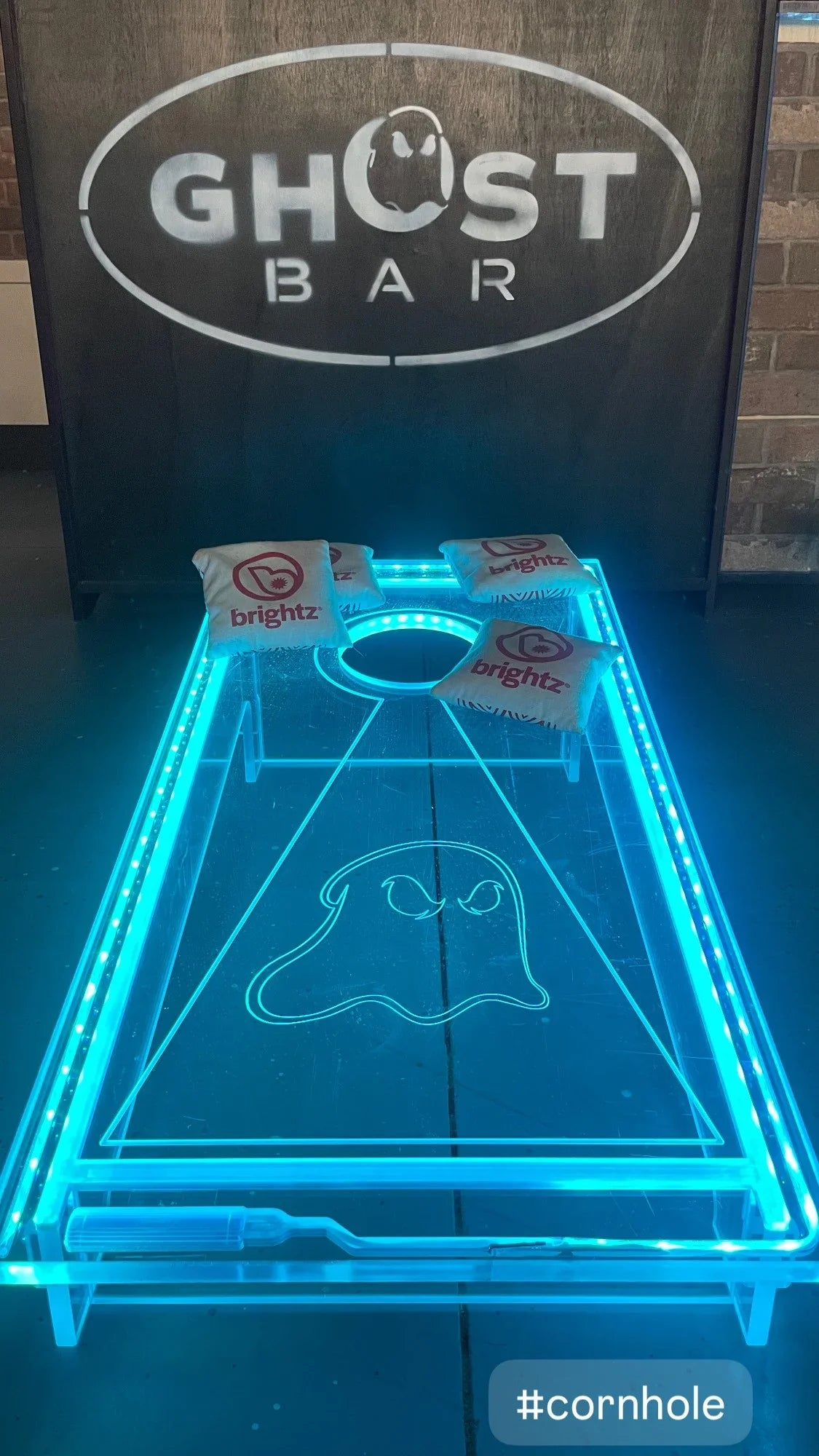 Ghost Boards LED Cornhole Boards - Illuminated Night Play Set