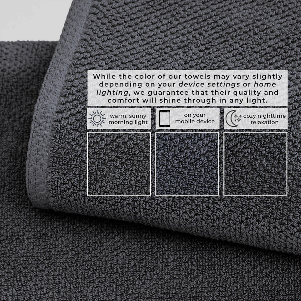 Cotton Textured Bath Towel Set - Acacia Collection - We The Collective