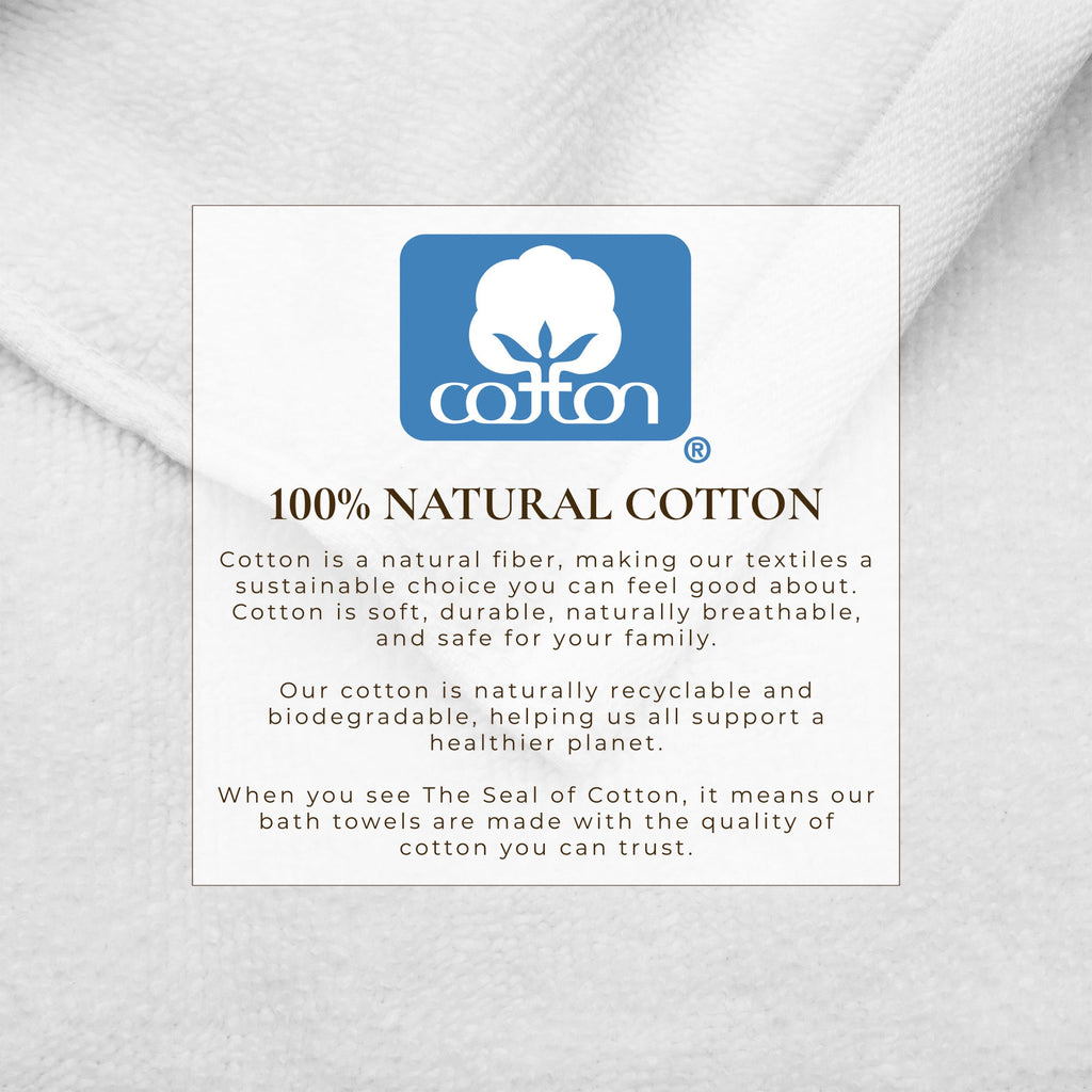 Border-Stitched Cotton Towel Set - Valery Collection | Zero-Twist Boho Style - We The Collective