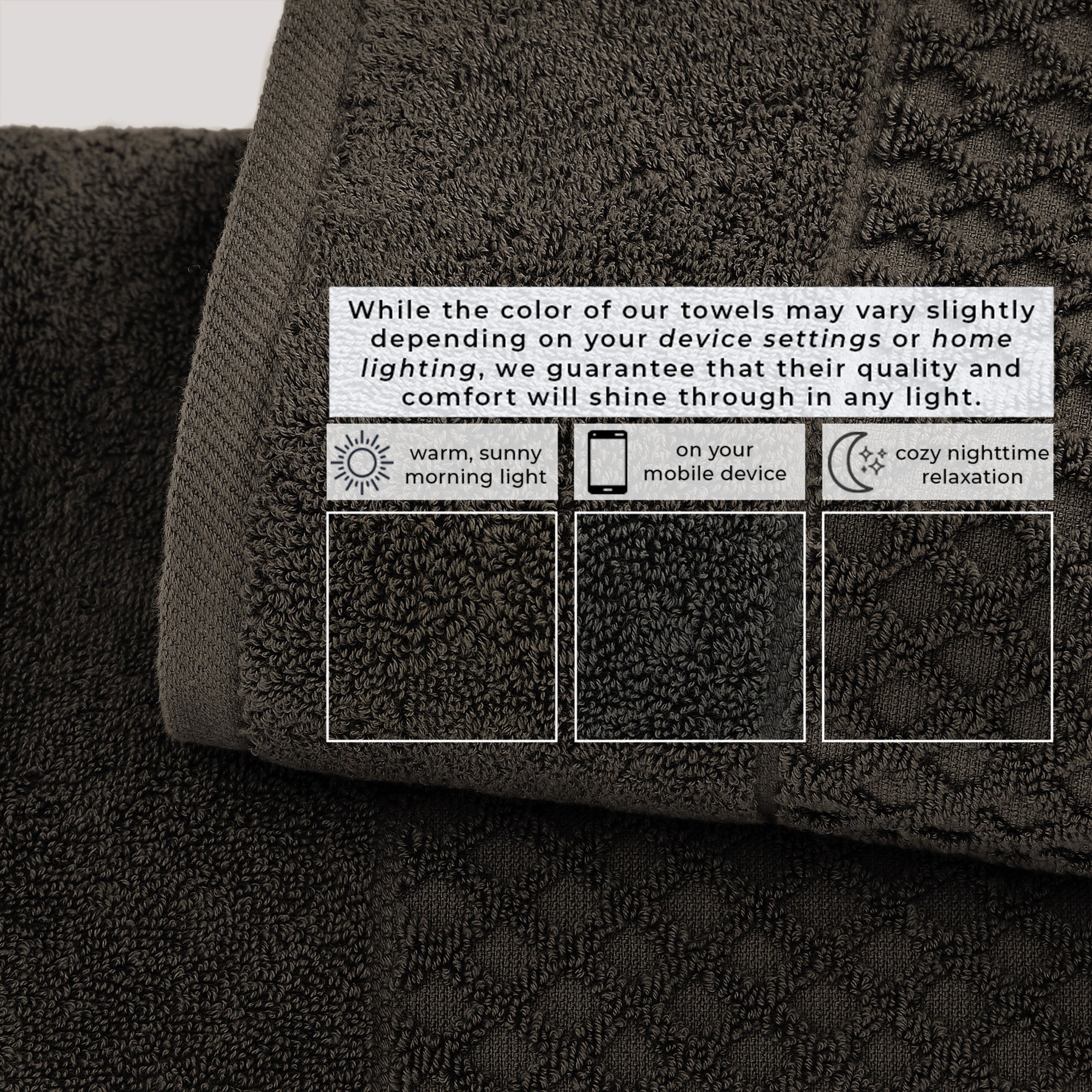 Cotton Diamond Waffle Weave Bath Towel Set - Grayson Collection