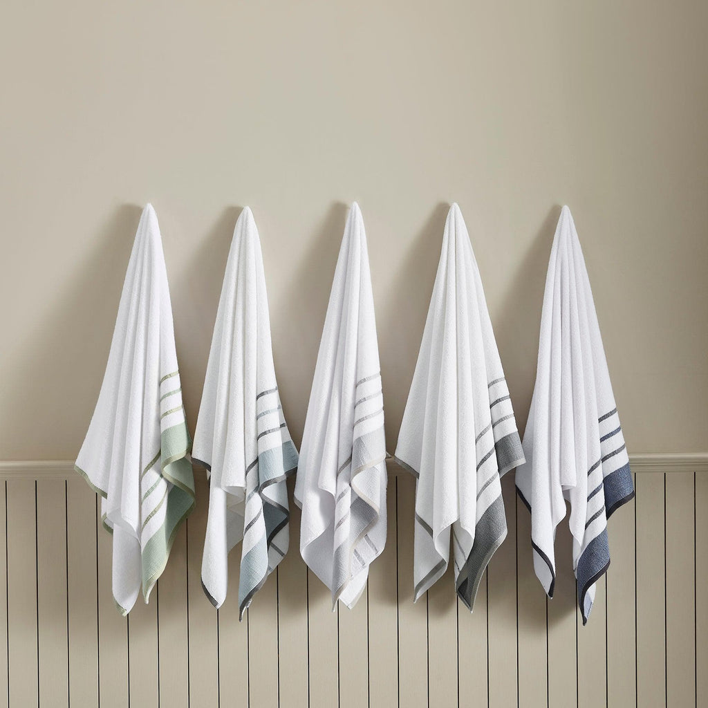 Decorative Cotton Stripe Bath Towel Set - Noelle Collection - We The Collective
