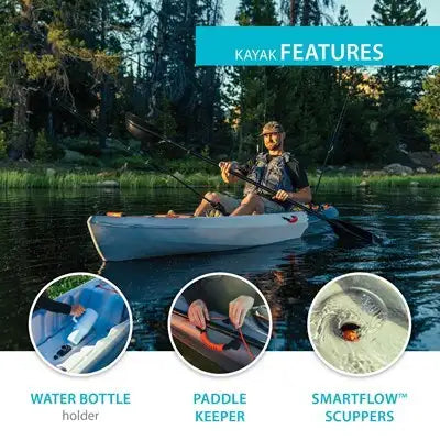 Lifetime Stealth 11 Sit-On-Top Kayak - 11' Recreational Kayak