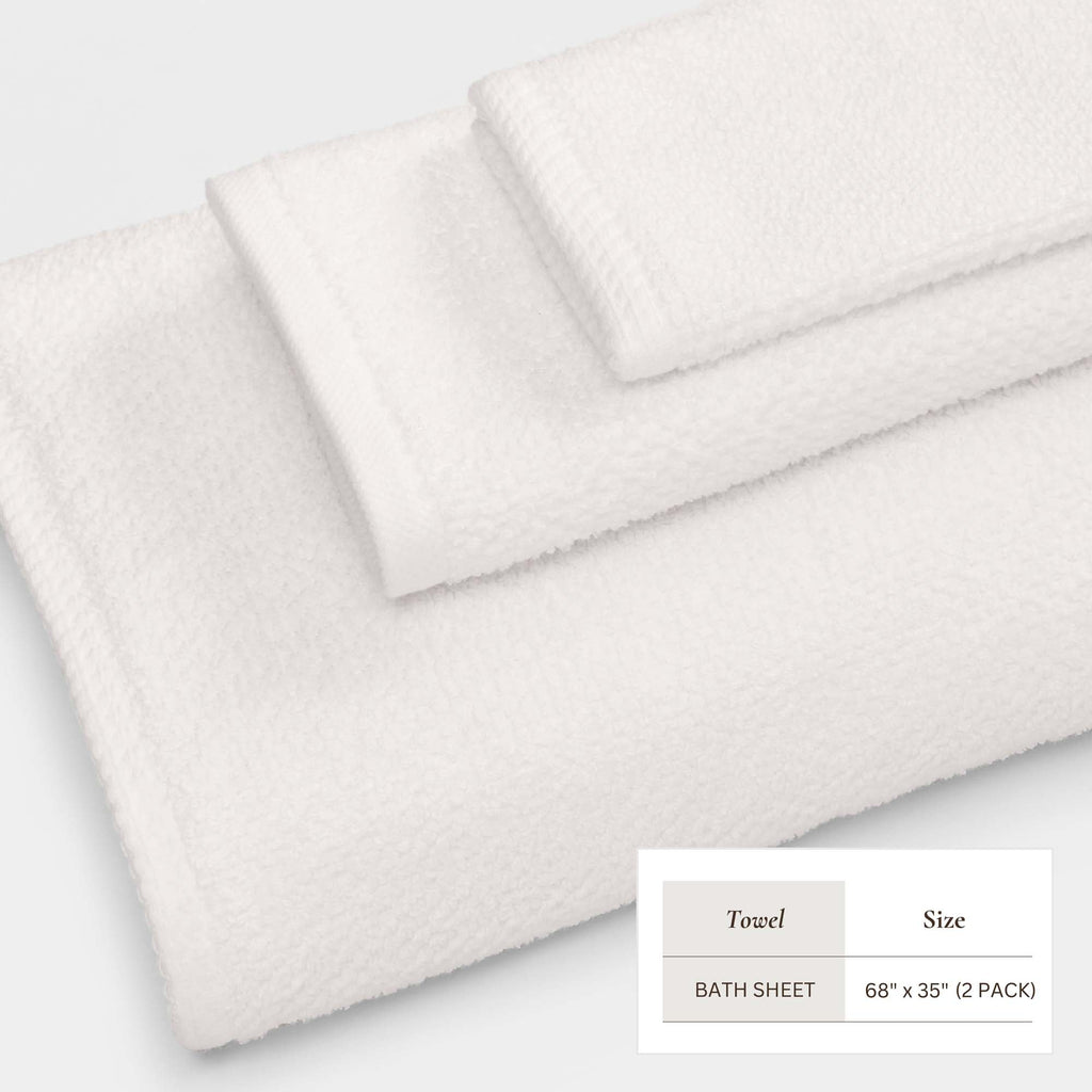 Cotton Textured Bath Towel Set - Acacia Collection - We The Collective