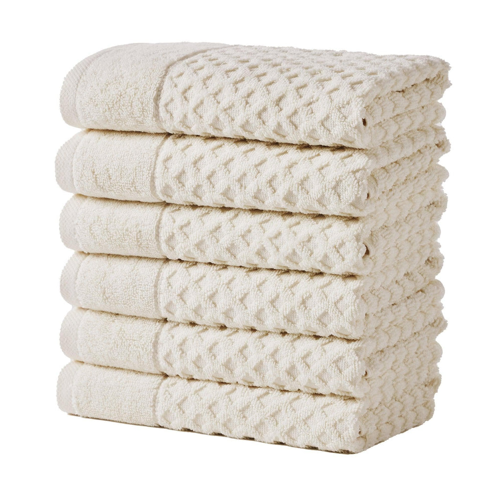 Cotton Diamond Waffle Weave Bath Towel Set - Grayson Collection