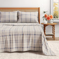 Turkish Cotton Flannel Sheet Set - Plaid & Stripe Collection - We The Collective