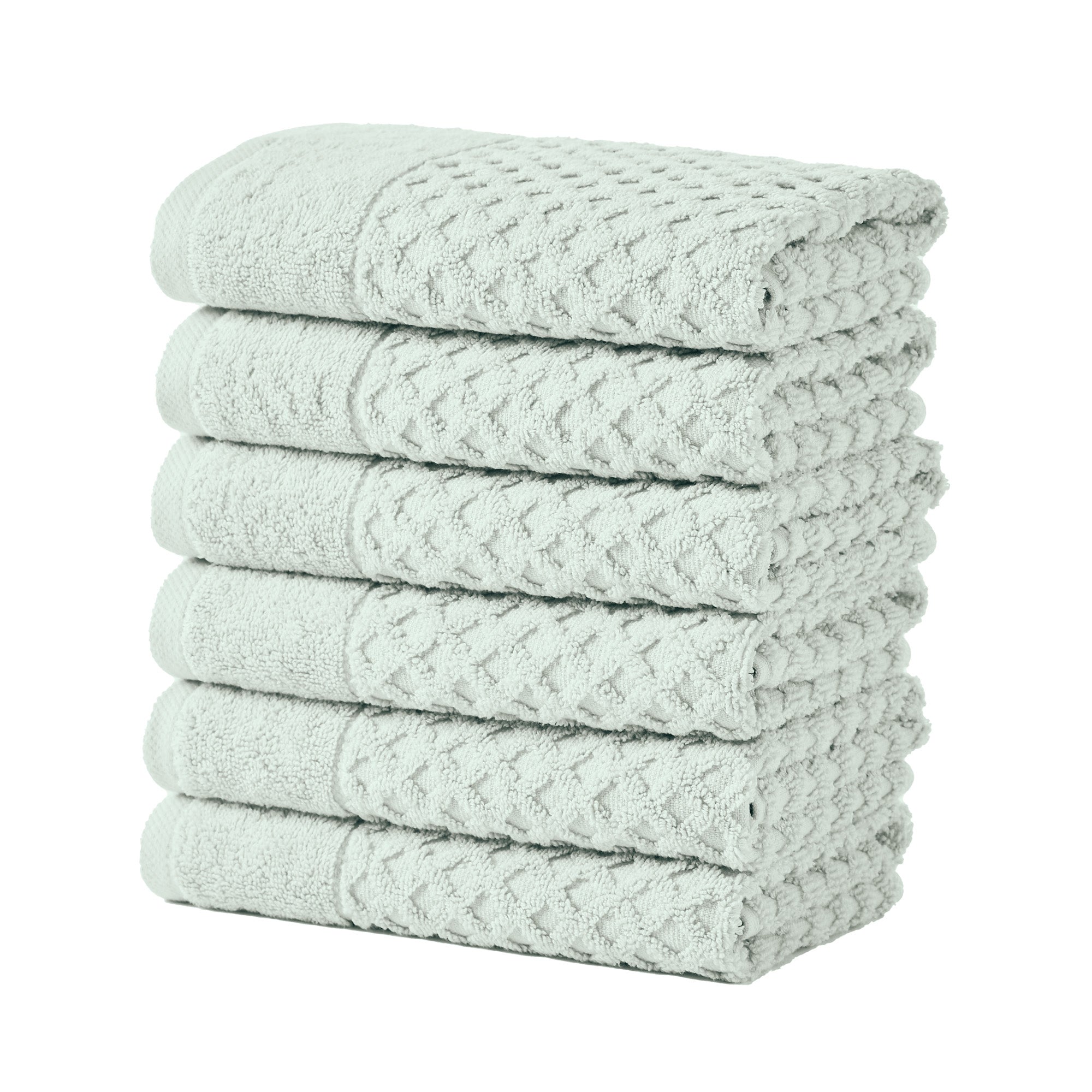Cotton Diamond Waffle Weave Bath Towel Set - Grayson Collection