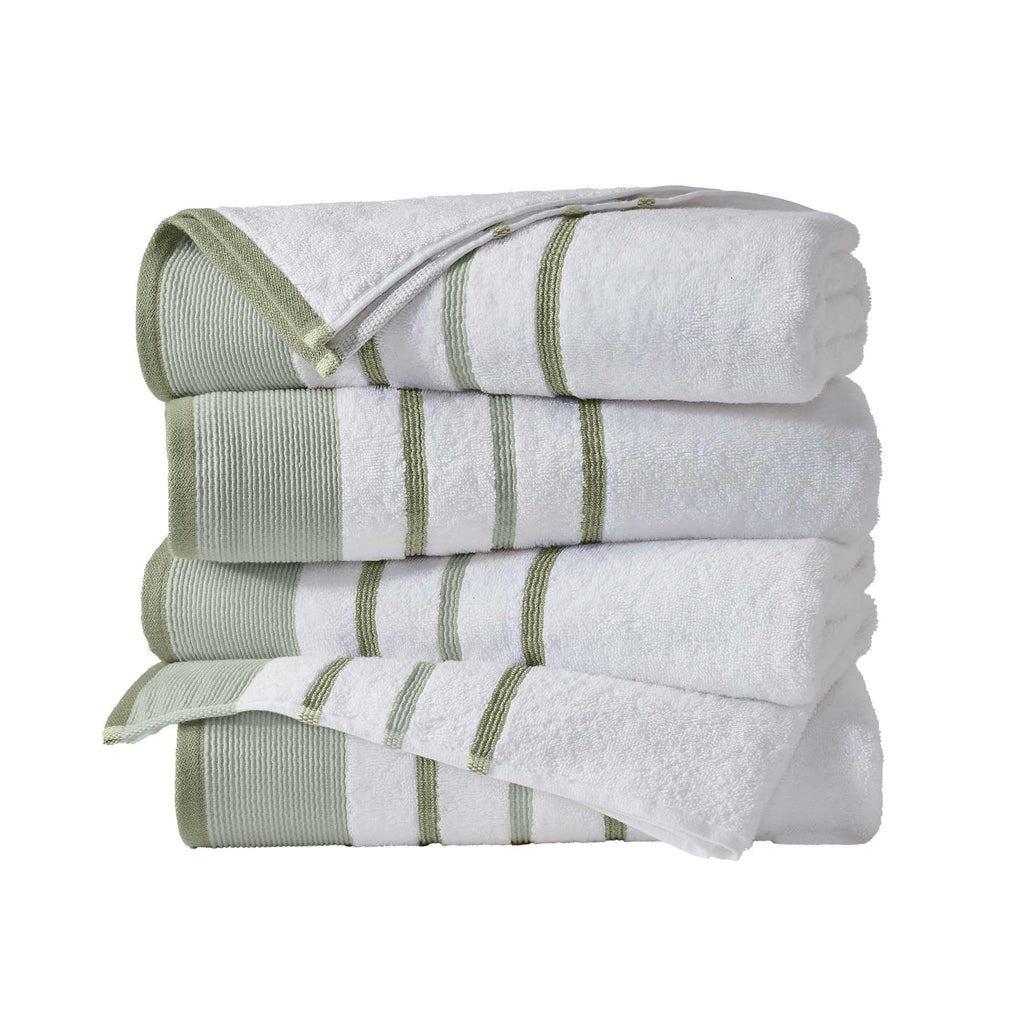 Decorative Cotton Stripe Bath Towel Set - Noelle Collection - We The Collective