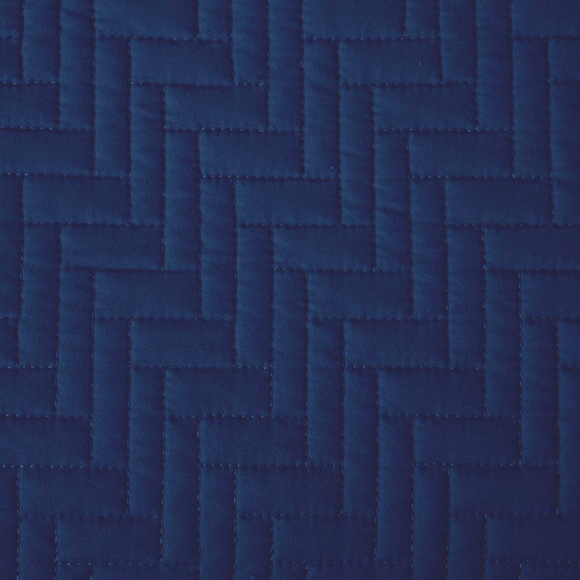 Herringbone Stitched Quilt Set - Louise Collection | Solid Cotton Bedding - We The Collective