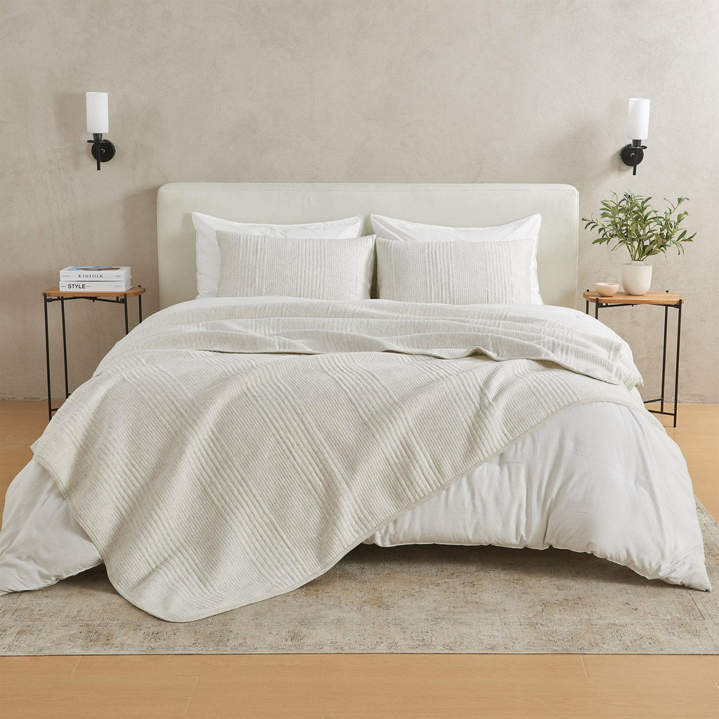 Jersey Knit Quilt Set - Natalie Collection | Ultra-Soft Cotton Blend - We The Collective