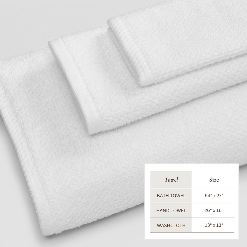 Cotton Textured Bath Towel Set - Acacia Collection - We The Collective