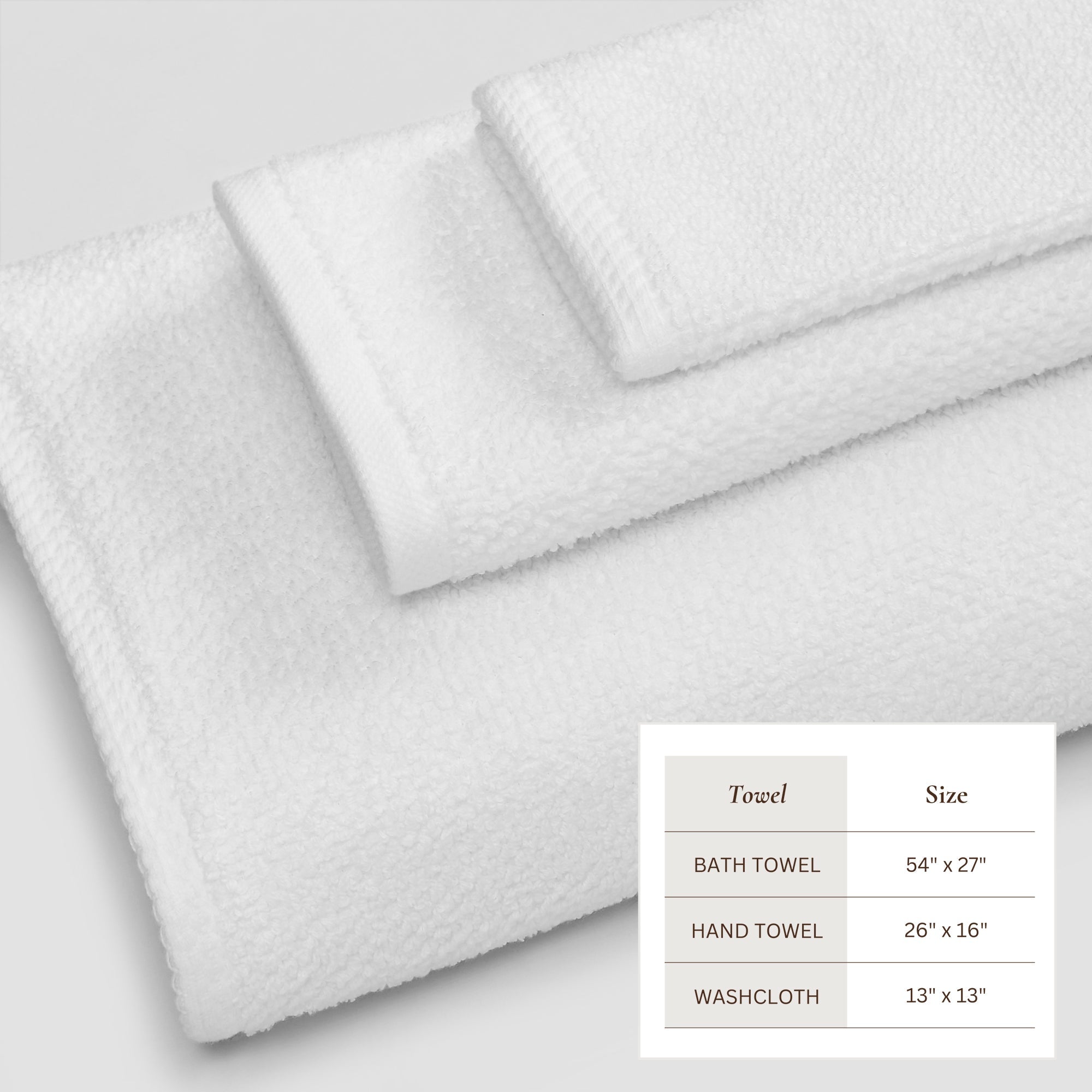 Cotton Textured Bath Towel Set - Acacia Collection - We The Collective