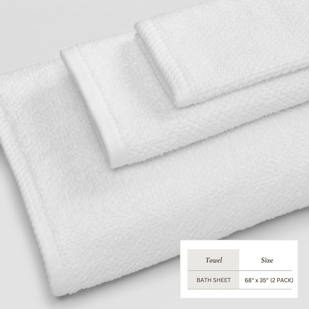 Cotton Textured Bath Towel Set - Acacia Collection - We The Collective