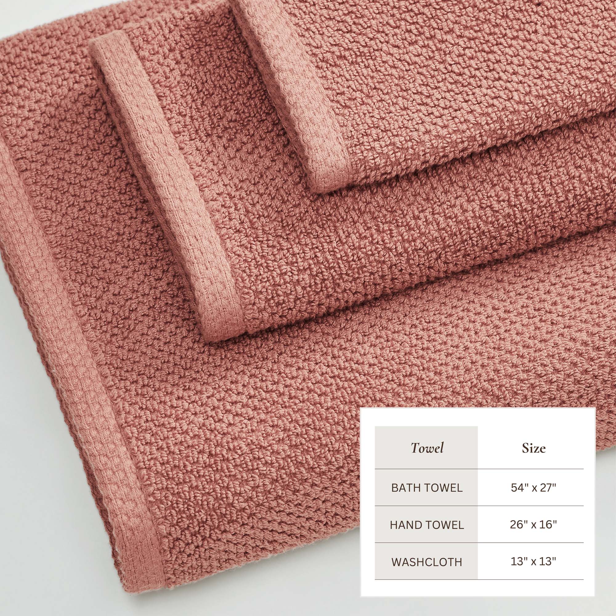 Cotton Textured Bath Towel Set - Acacia Collection - We The Collective