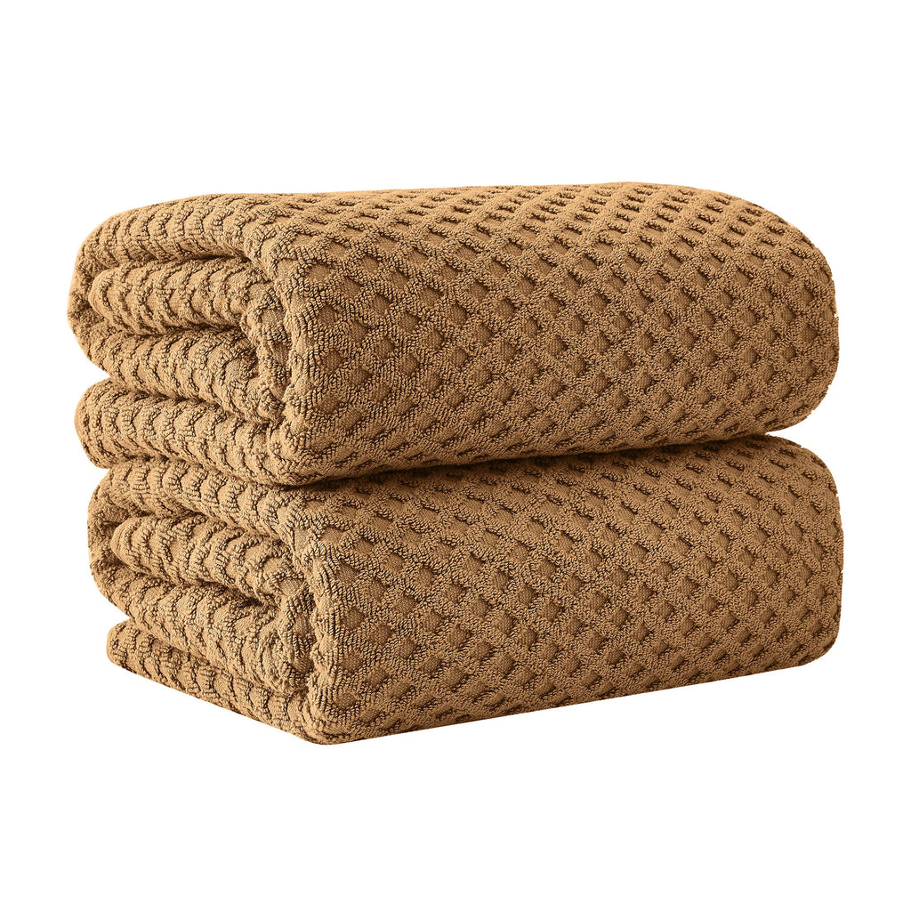 Cotton Diamond Waffle Weave Bath Towel Set - Grayson Collection