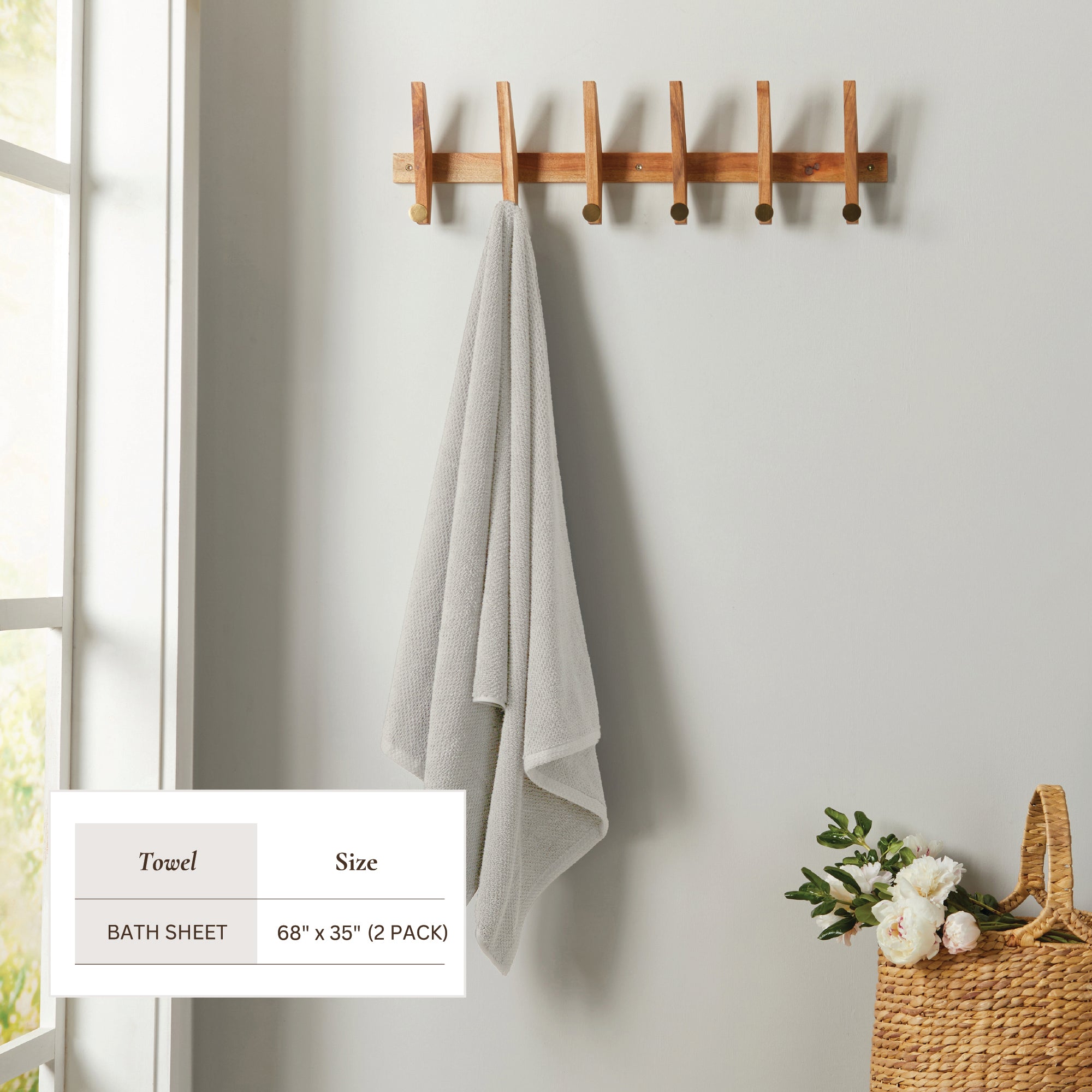 Cotton Textured Bath Towel Set - Acacia Collection - We The Collective