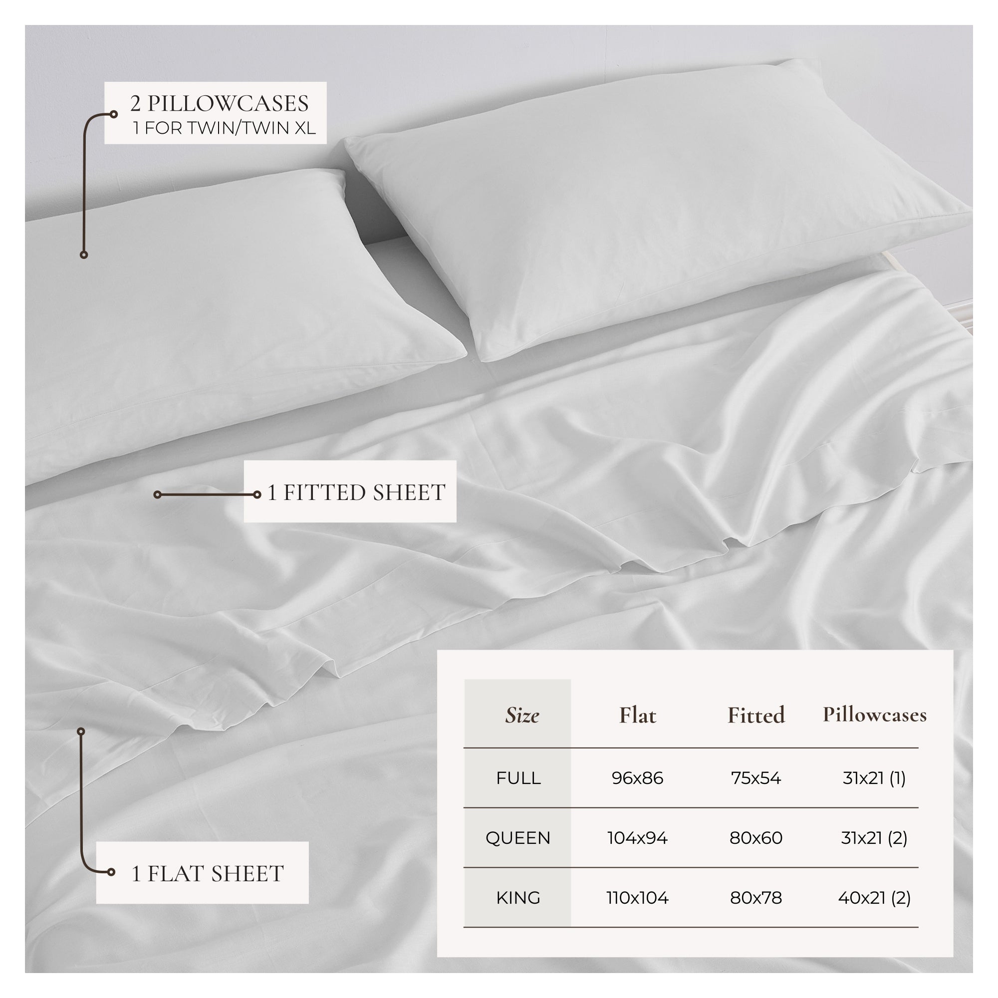 TENCEL™ Lyocell & Linen Blend Sheet Set - Magdalena Collection - We The Collective