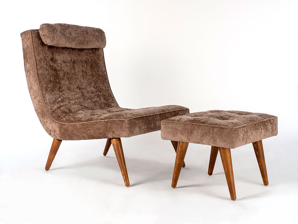 Lounge Chair and Ottoman – Martin Bark