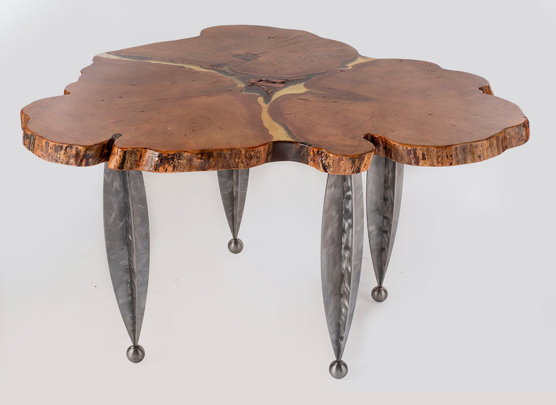 3 Heart Red Ambrosia Maple w/ Starfruit Legs