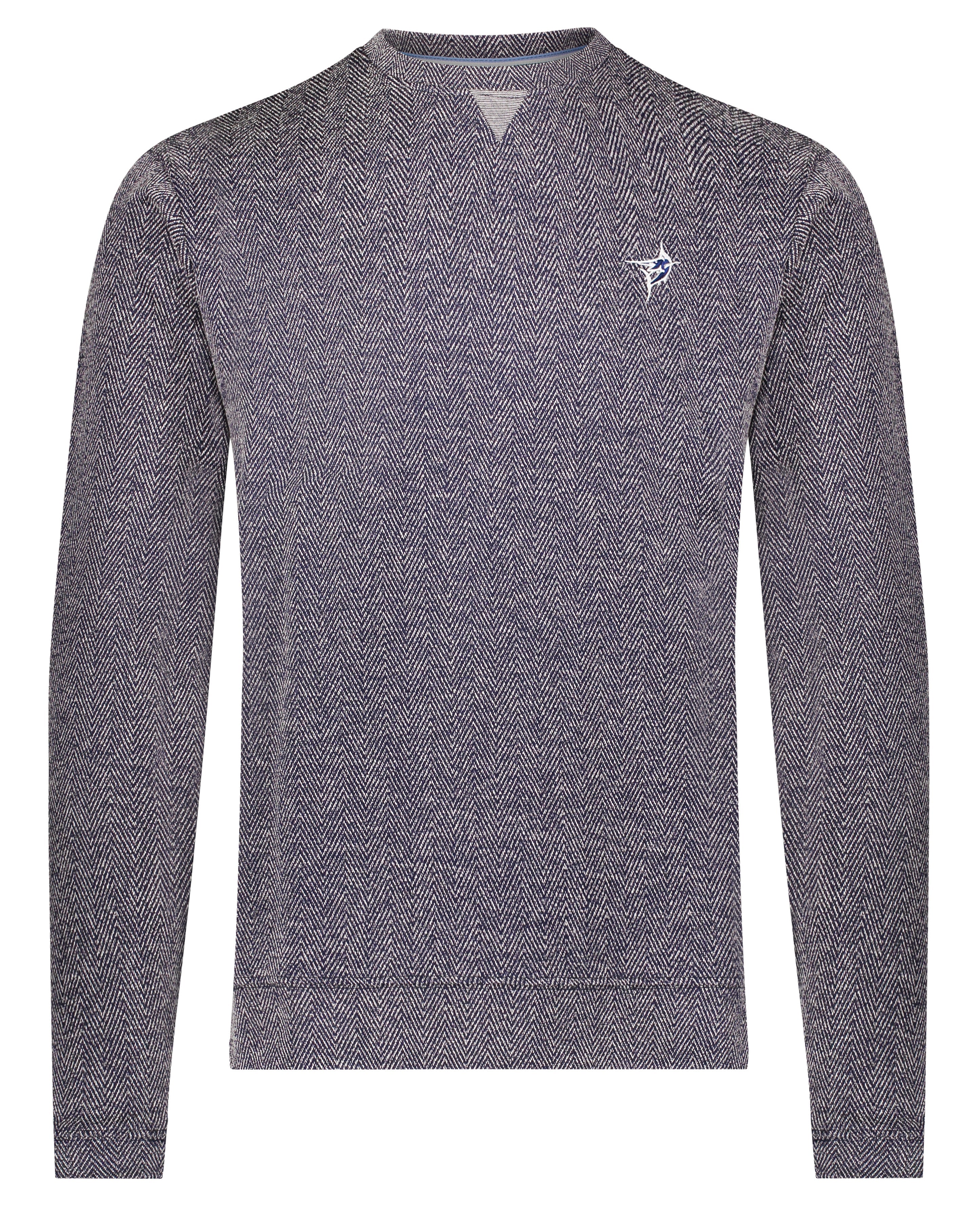 Oyster Bay Herringbone Crew Neck - Classic Fit