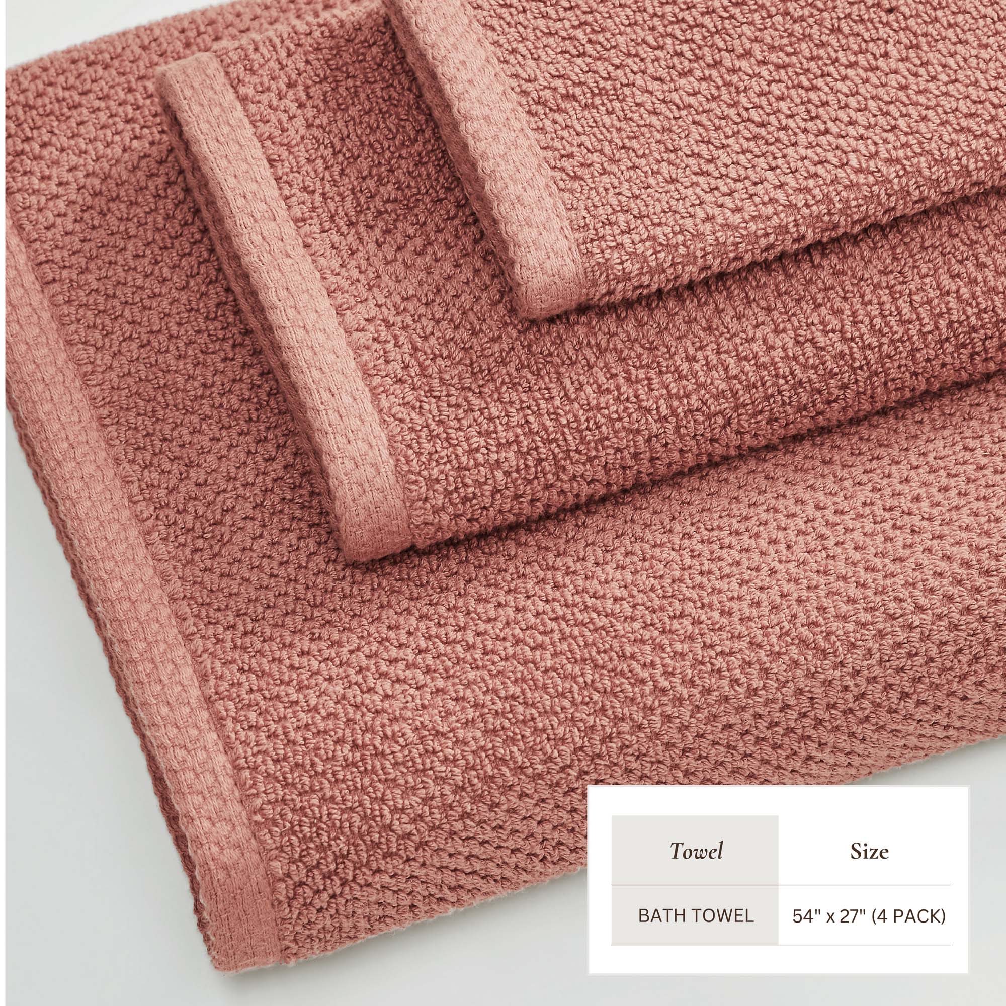 Cotton Textured Bath Towel Set - Acacia Collection - We The Collective