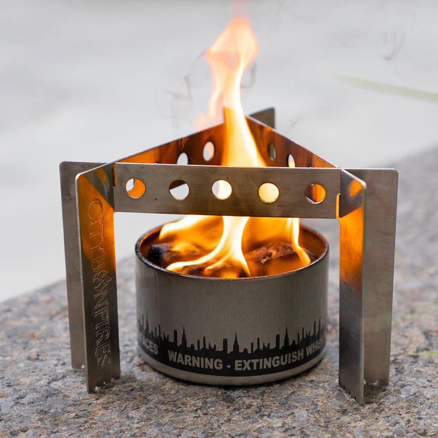 Portable Camp Stove - Collapsible Stainless Steel Cooker