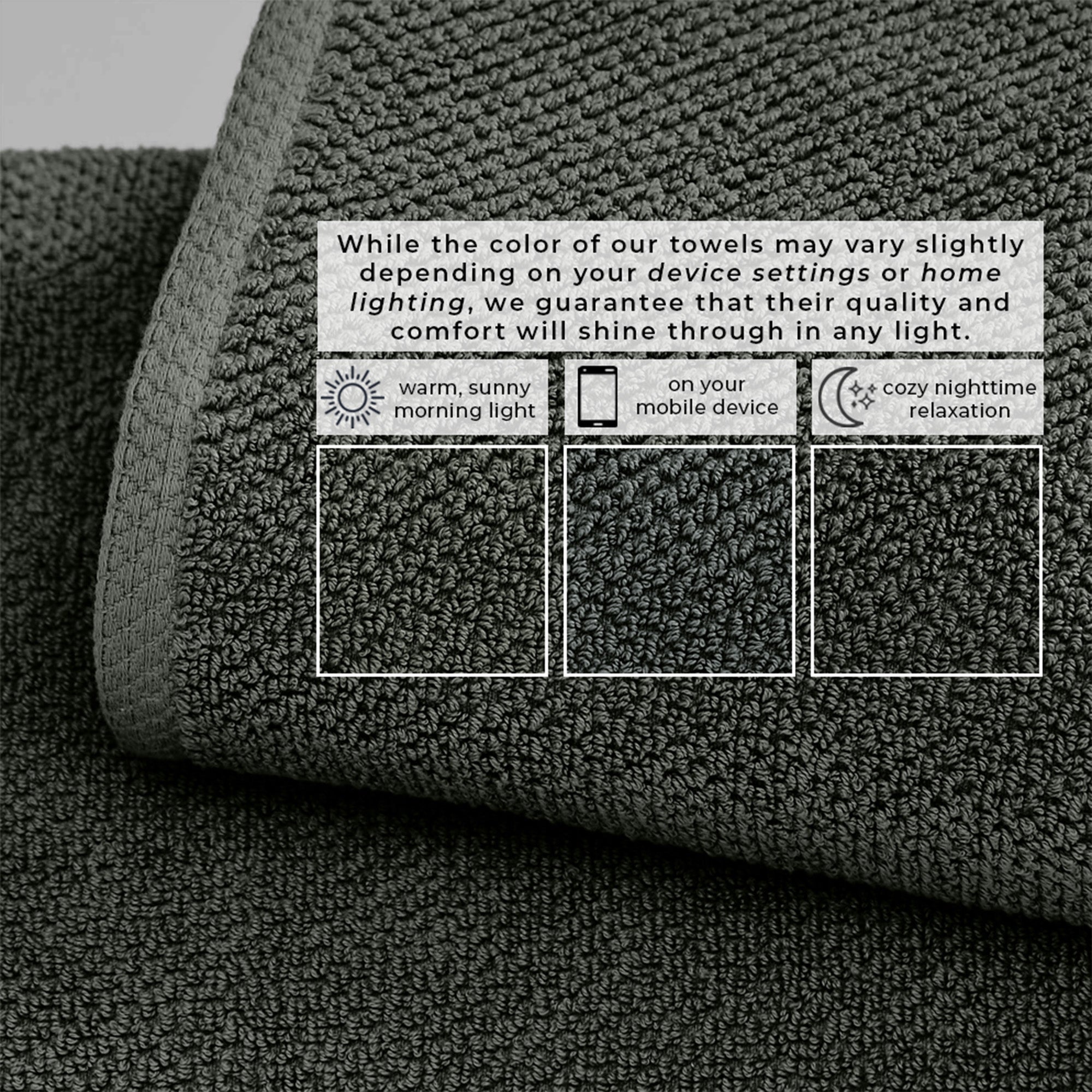 Cotton Textured Bath Towel Set - Acacia Collection - We The Collective