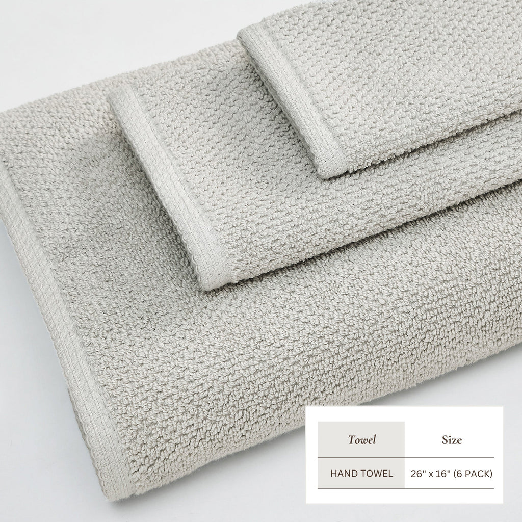 Cotton Textured Bath Towel Set - Acacia Collection - We The Collective