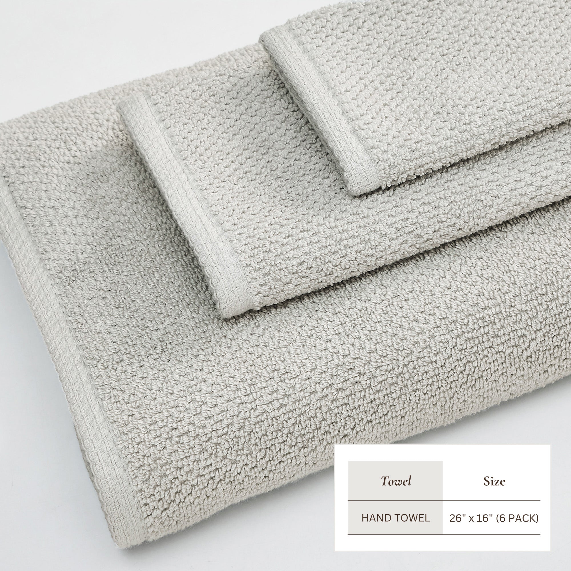 Cotton Textured Bath Towel Set - Acacia Collection - We The Collective
