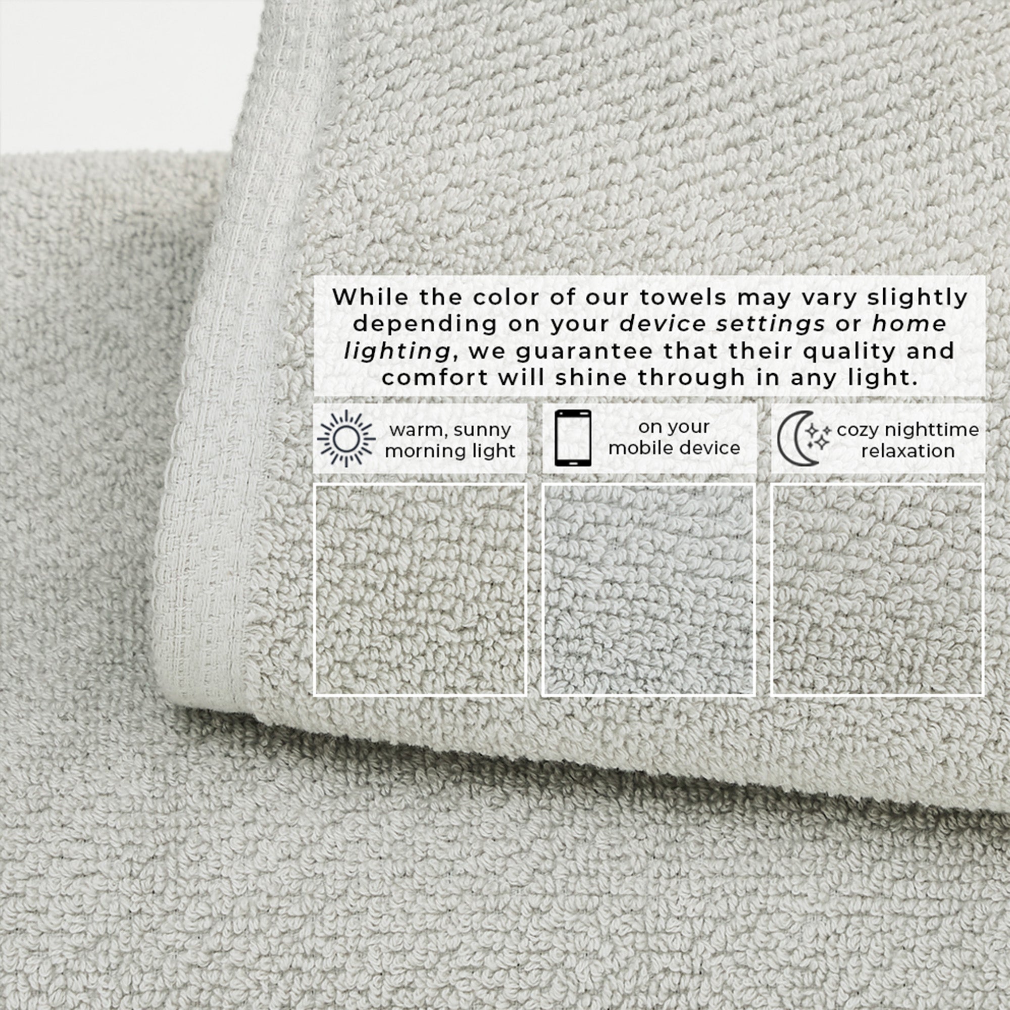 Cotton Textured Bath Towel Set - Acacia Collection - We The Collective