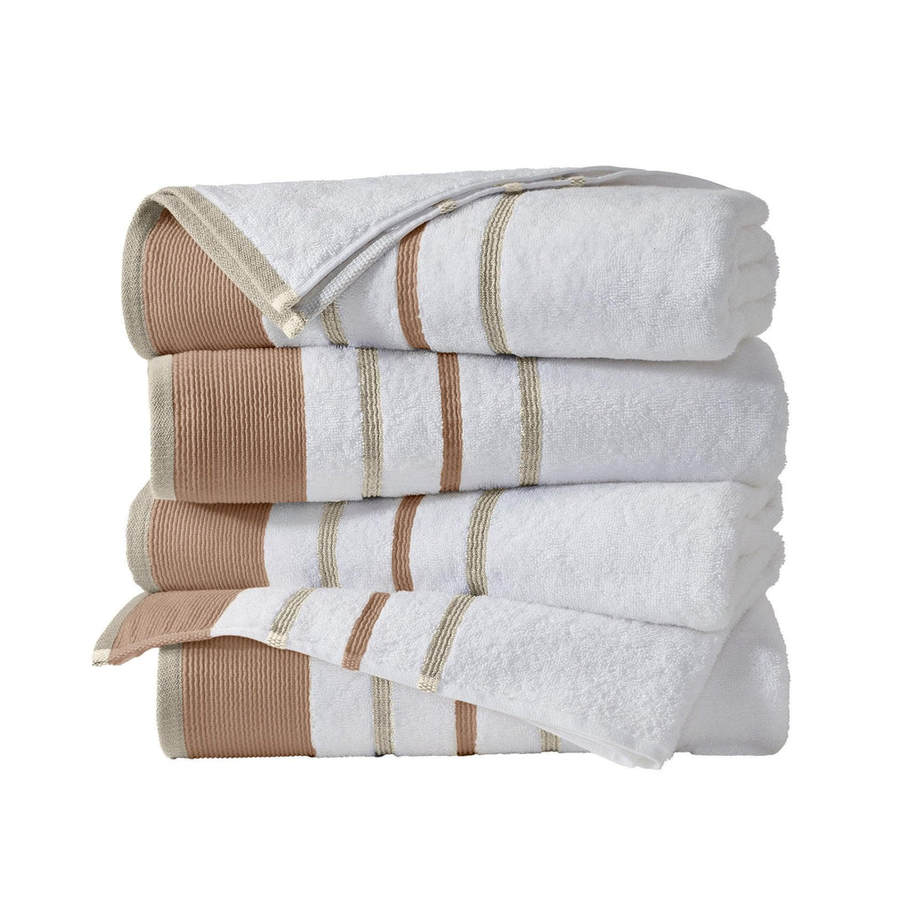 Decorative Cotton Stripe Bath Towel Set - Noelle Collection - We The Collective