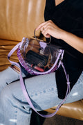 Clear Semi-Circle Crossbody Bag - Stadium Compliant