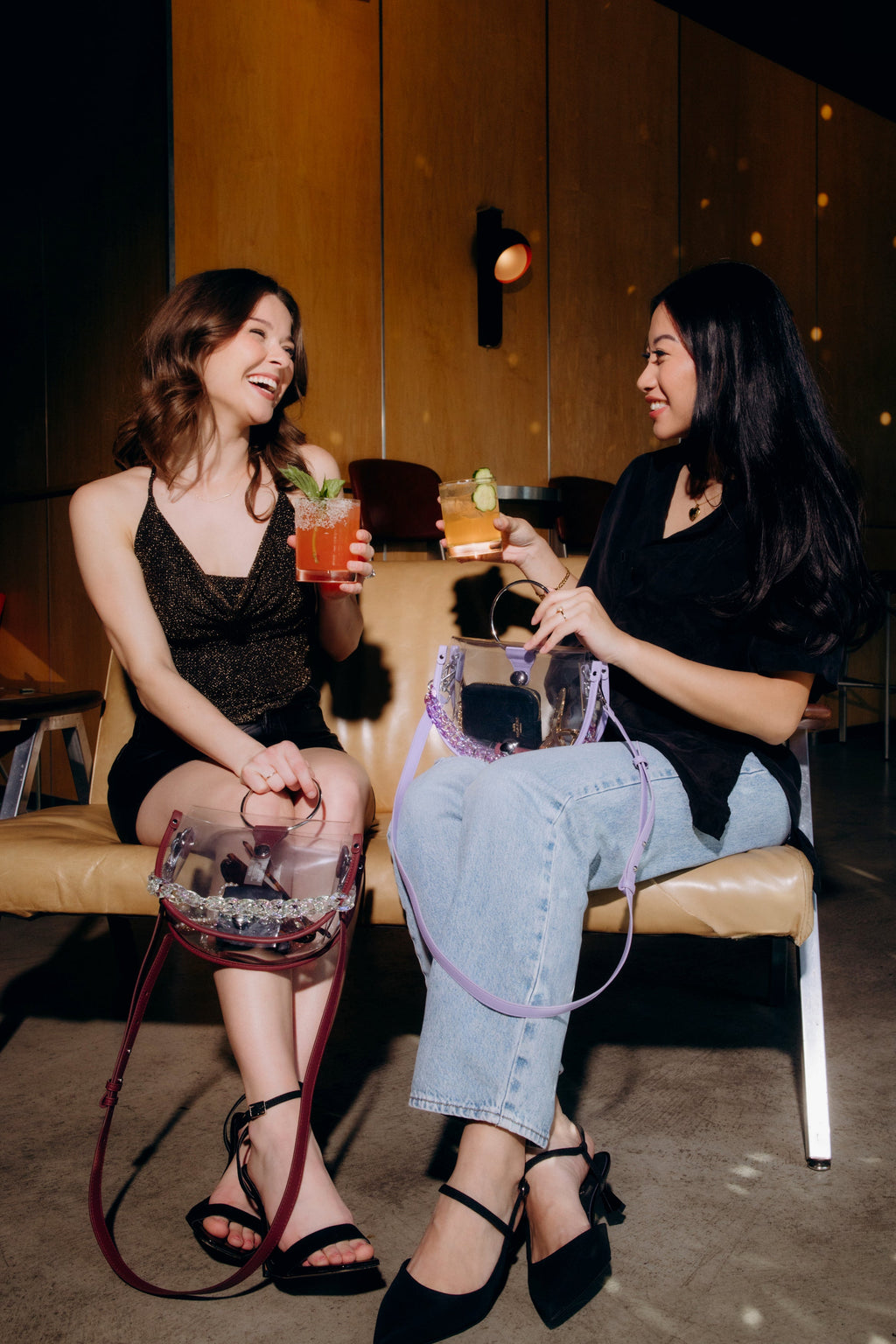 Clear Semi-Circle Crossbody Bag - Stadium Compliant