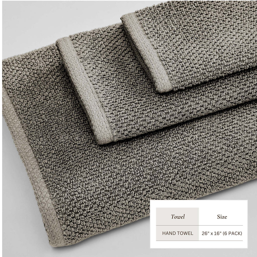 Cotton Textured Bath Towel Set - Acacia Collection - We The Collective