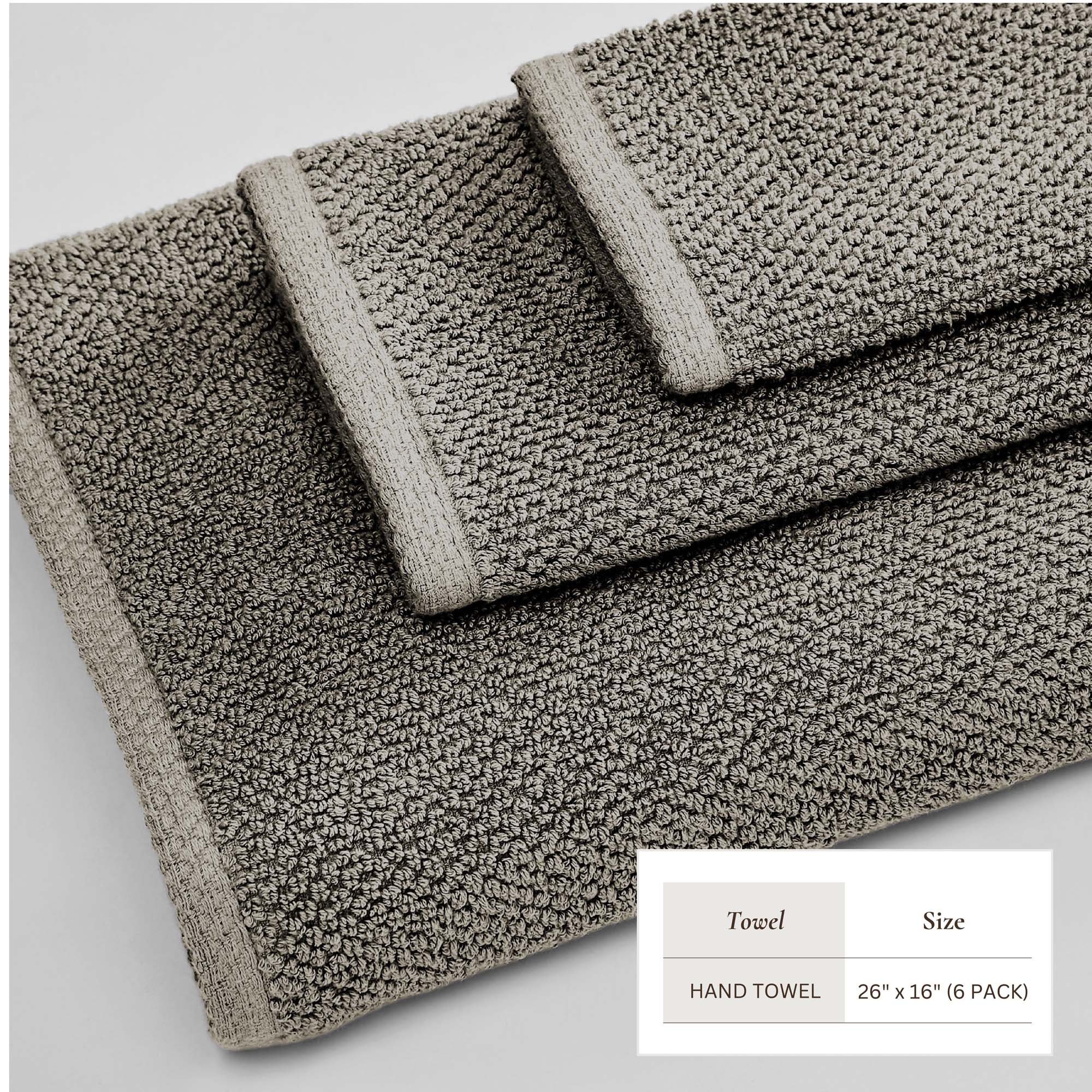 Cotton Textured Bath Towel Set - Acacia Collection - We The Collective