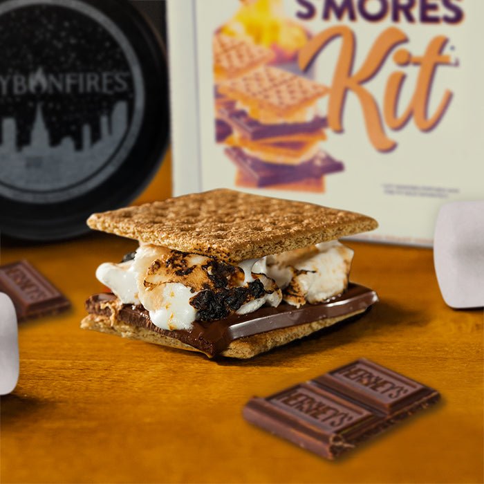 S'mores Kit - Makes 4 S'mores | Complete Graham Crackers, Marshmallows & Chocolate