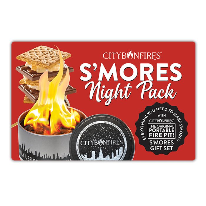 S'mores Night Pack - Portable Bonfire & Complete S'mores Kit