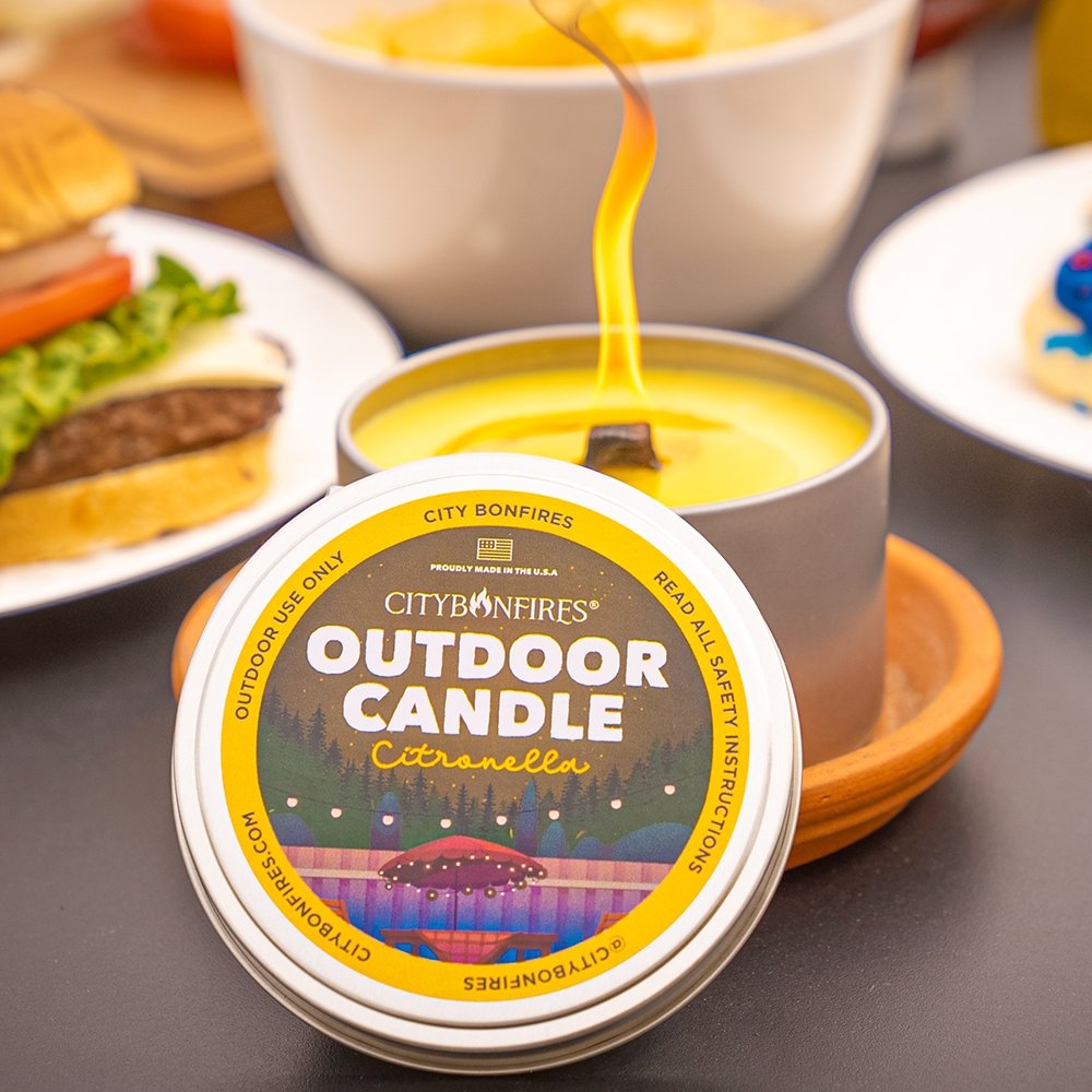 The Outdoor Candle - Citronella | 20-Hour Natural Insect Repellent